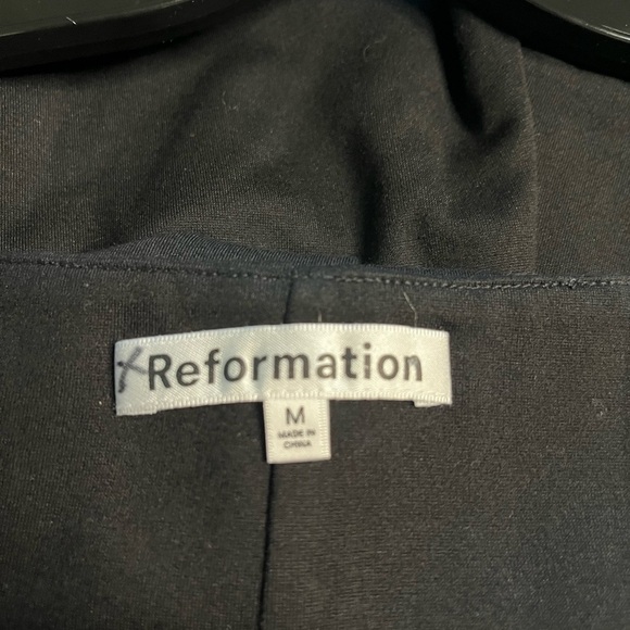 EUC Reformation- Off the Shoulder Stretchy Jumpsuit with Stirrups. Size M. - Picture 3 of 8